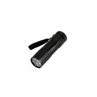 Lanterna cu lumina UV pentru detectarea banilor falsi, 8.8 cm, negru