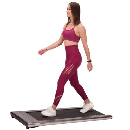 banda alergare walking electrica  HMS LOOP06  design ultra compact  putere maxima 1 CP pret ieftin