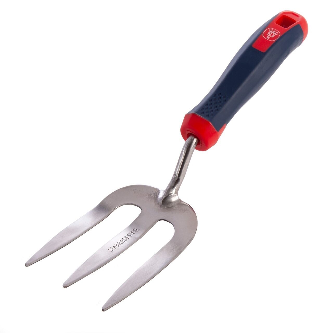 Mini furca gradinarit cu 3 coarne inox, coada plastic, Spear & Jackson Select Stainless