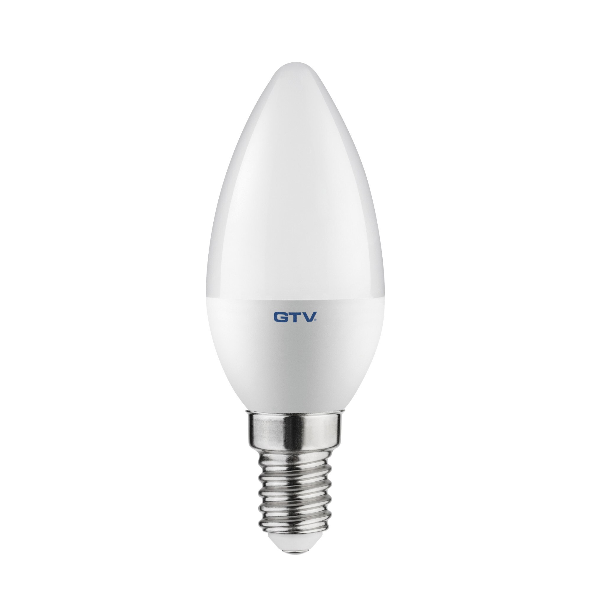 Bec LED lumanare GTV C30 E14 6W, 470lm, 160°, lumina neutra 4000K