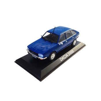Macheta auto Dacia 2000 (1980), 1:43, Albastru Macheta auto Dacia 2000 (1980), 1:43, Albastru