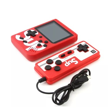 Consola portabila jocuri retro SUP 400 in 1, cu joystick, ecran color 3.0, culoarea rosu Consola portabila jocuri retro SUP 400 in 1, cu joystick, ecran color 3.0, culoarea rosu