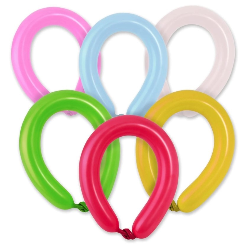 Set 20 baloane, Zola, Zola®, latex, pentru modelaj, multicolore