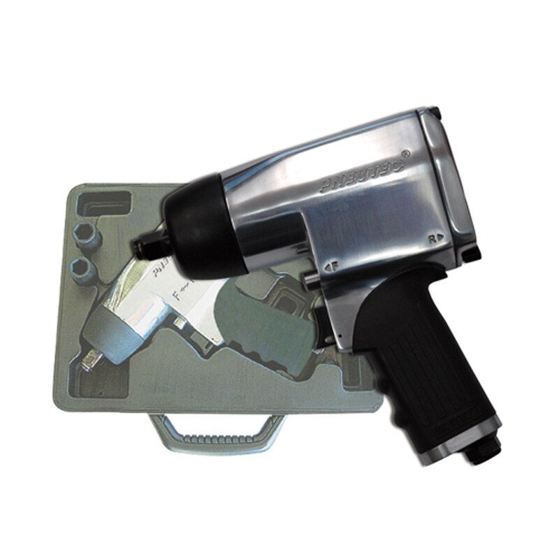 Masina de insurubat cu impact si clichet 1/2'', max. 600 Nm + Set chei tubulare SW14 - SW 22 mm, UT8145RES, Pneutec