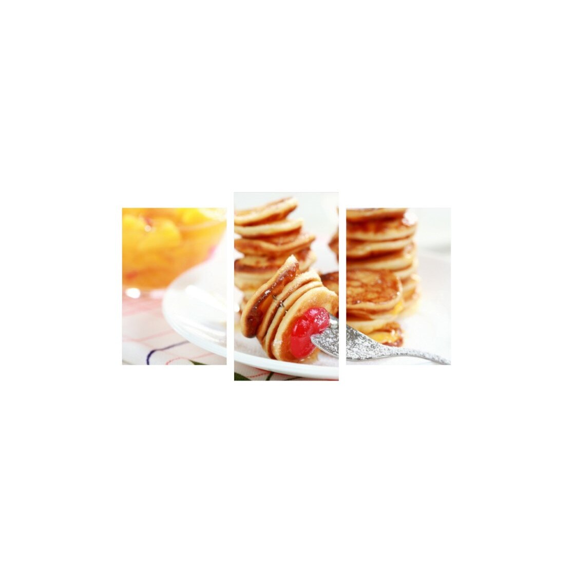 Tablou multicanvas 3 piese 150x90 cm, Food and Drinks model 85