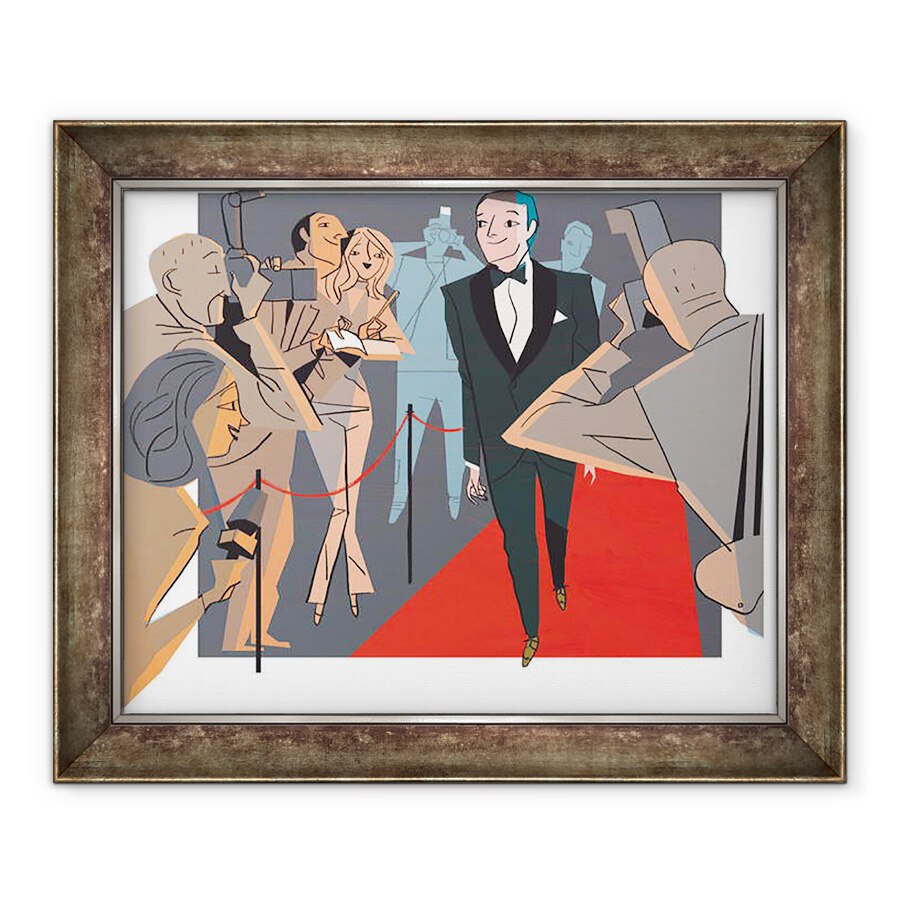 Tablou inramat - A.Richard Allen - Covor rosu, 2009, 90 x 110 cm