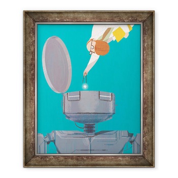 Tablou inramat - A.Richard Allen - AI, 2017, 90 x 110 cm Tablou inramat - A.Richard Allen - AI, 2017, 90 x 110 cm