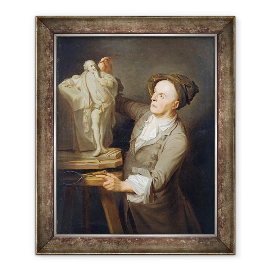 Tablou inramat - Adrien Carpentiers - Louis-Francois Roubiliac 1695-1762 Modeland Monumentul lui Shakespeare, 90 x 110 cm