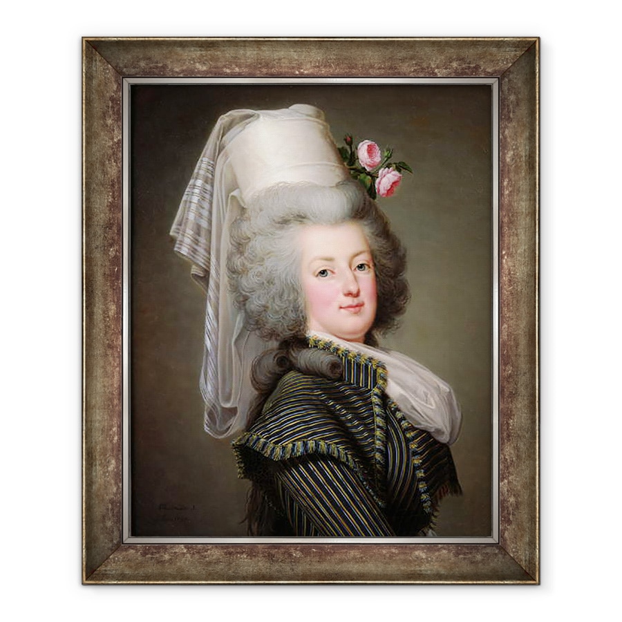 Tablou inramat - Adolf Ulrich Wertmuller - Marie-Antoinette 1755-93 de Habsbourg-Lorena, Arhiducesa de Austria, Regina Frantei si Navara, 90 x 110 cm