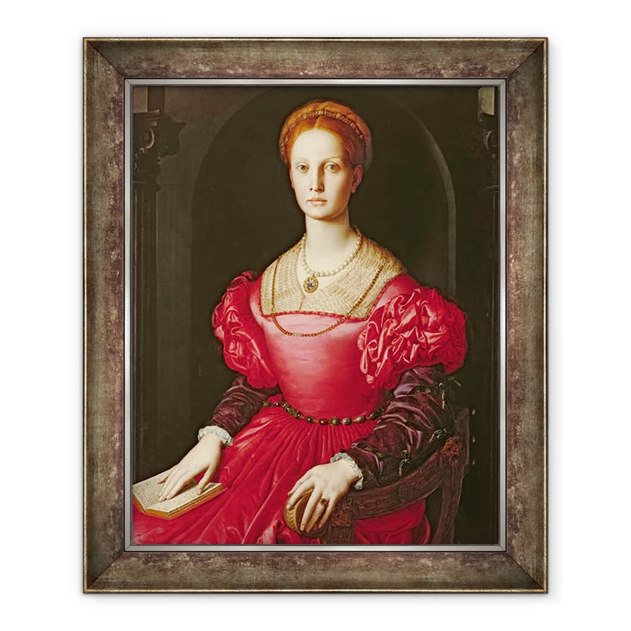 Tablou inramat - Agnolo di Cosimo Bronzino - Lucrezia Panciatichi, 90 x 110 cm