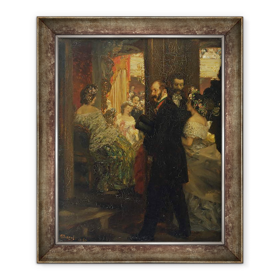 Tablou inramat - Adolph Friedrich Erdmann von Menzel - in Opera, 90 x 110 cm