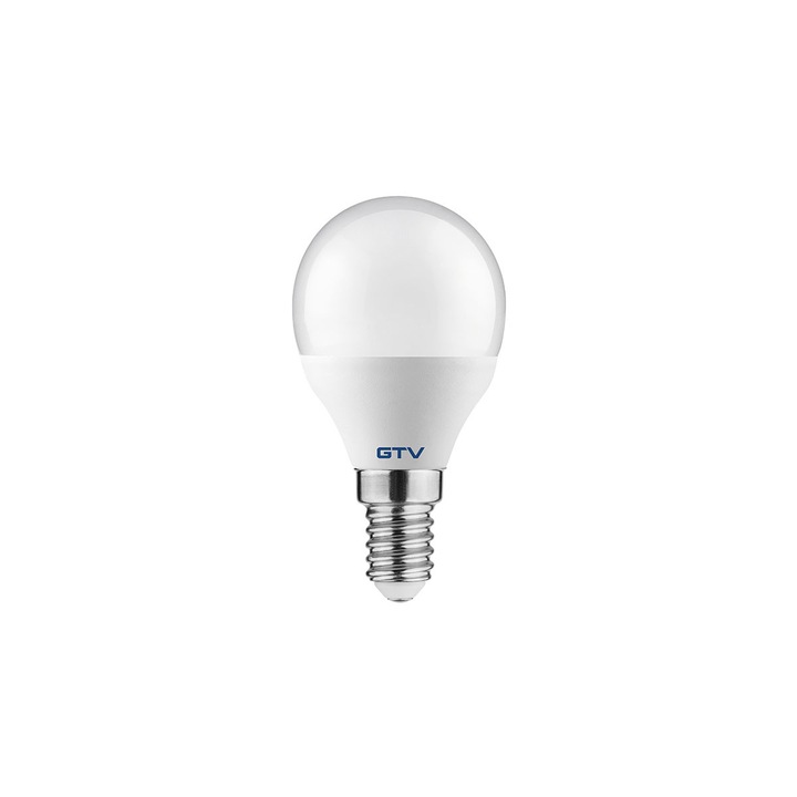 Сферична LED крушка GTV G45 E14 8W, 700lm, 160*, неутрална светлина 4000K