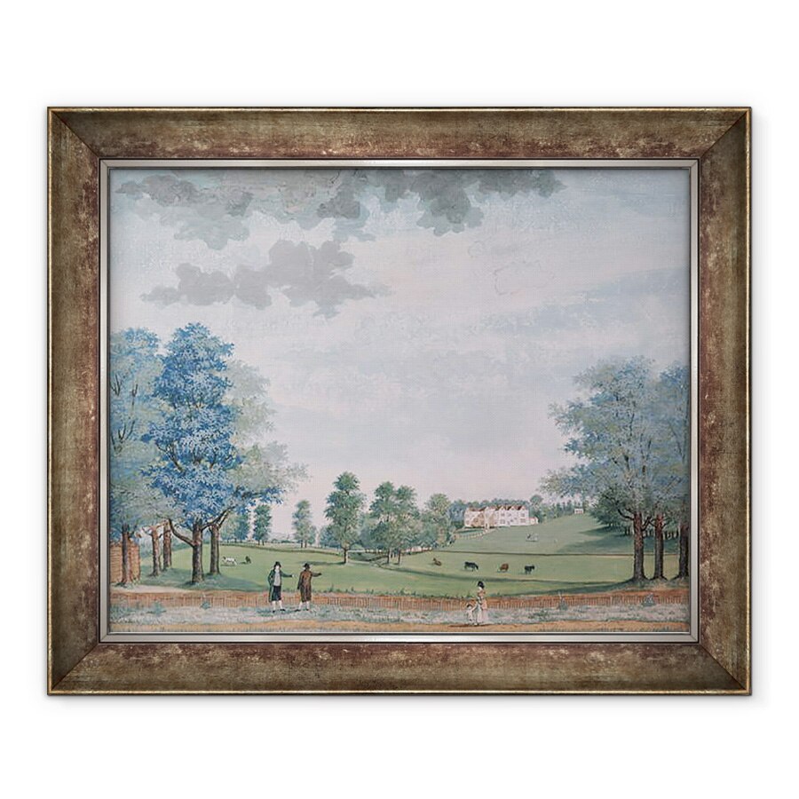 Tablou inramat - Adam Callander - Casa Mare si Parcul de la Chawton, 90 x 110 cm