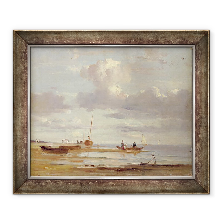 Tablou inramat - Adolf Vollmer - Elba la Blankenesee, 90 x 110 cm
