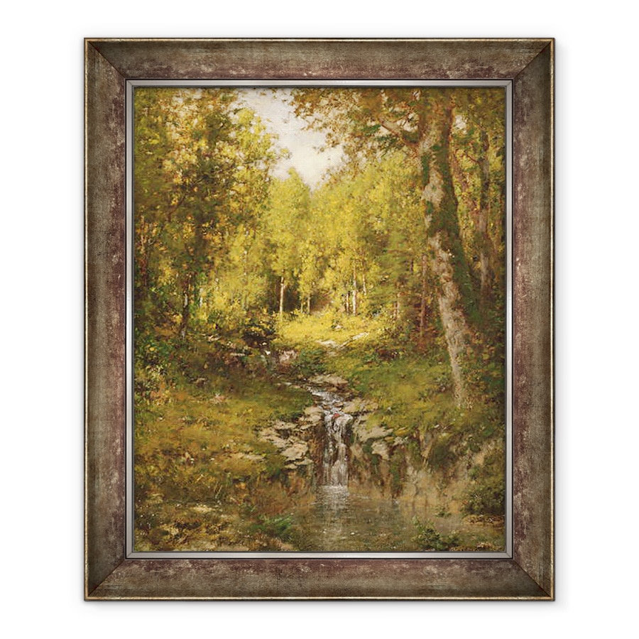 Tablou inramat - Alexander Helwig Wyant - Piscina in padure, 90 x 110 cm