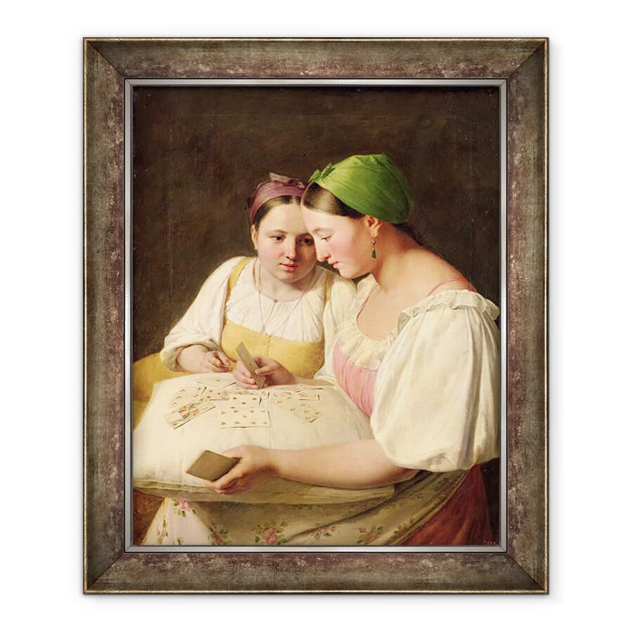 Tablou inramat - Aleksei Gavrilovich Venetsianov - Fortune-Telling, 50 x 60 cm