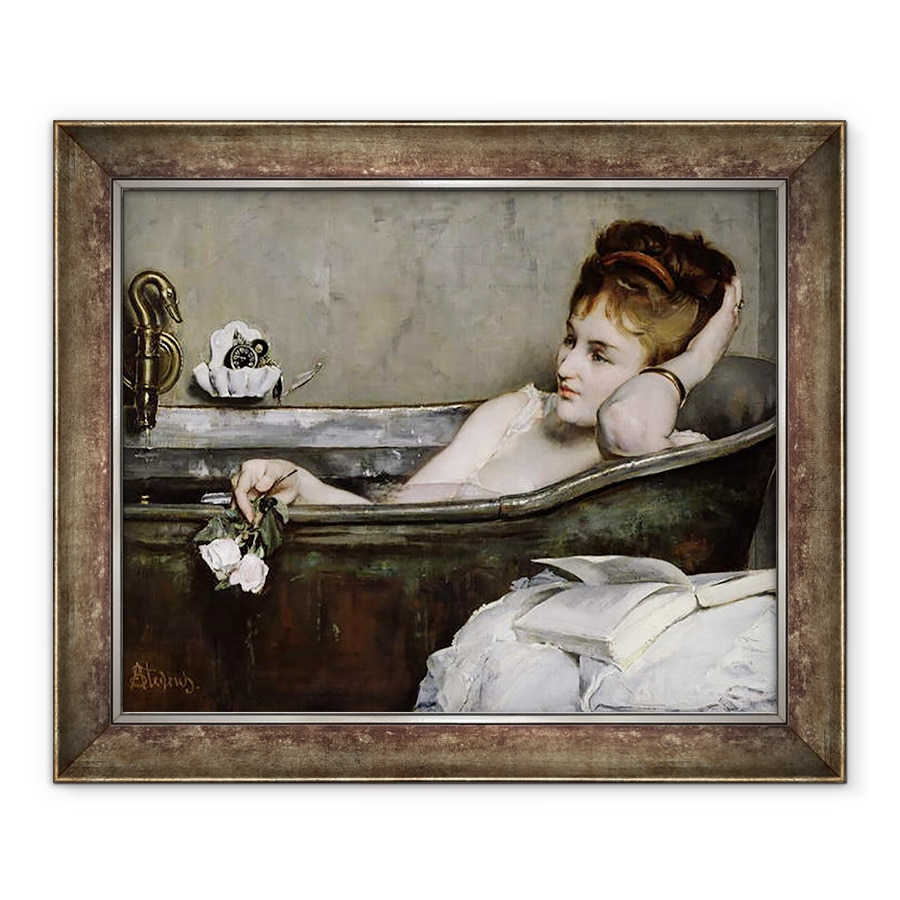 Tablou inramat - Alfred Emile Stevens - Baia, 50 x 60 cm