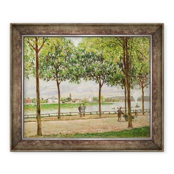 Tablou inramat - Alfred Sisley - Les Promenade des Marronniers, St Cloud, 50 x 60 cm Tablou inramat - Alfred Sisley - Les Promenade des Marronniers, St Cloud, 50 x 60 cm