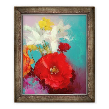 Tablou inramat - AlyZen Moonshadow - Mac si prieteni, 2014, 90 x 110 cm Tablou inramat - AlyZen Moonshadow - Mac si prieteni, 2014, 90 x 110 cm