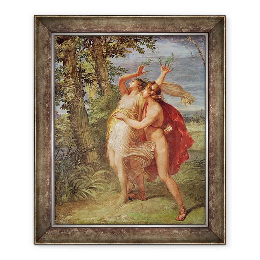 Tablou inramat - Andrea Appiani the Elder - Apollo si Daphne, 50 x 60 cm