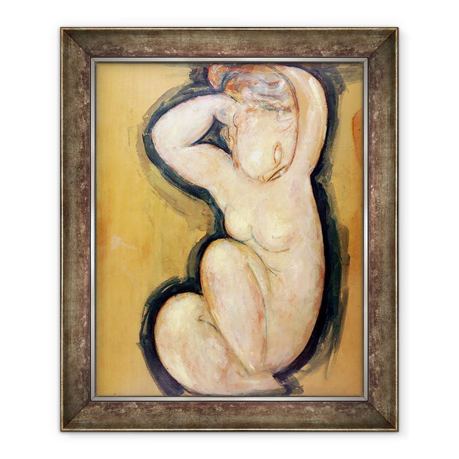Tablou inramat - Amedeo Modigliani - cariatida, 90 x 110 cm