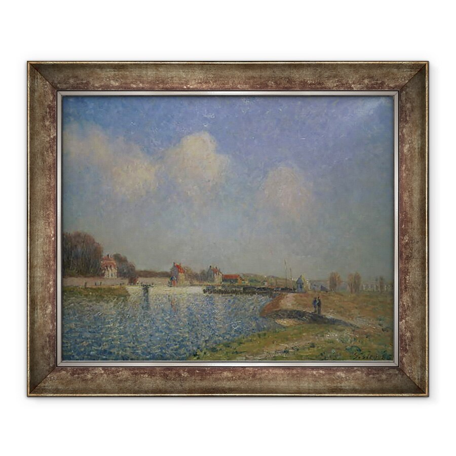 Tablou inramat - Alfred Sisley - Loing la Saint-Mammes, 90 x 110 cm