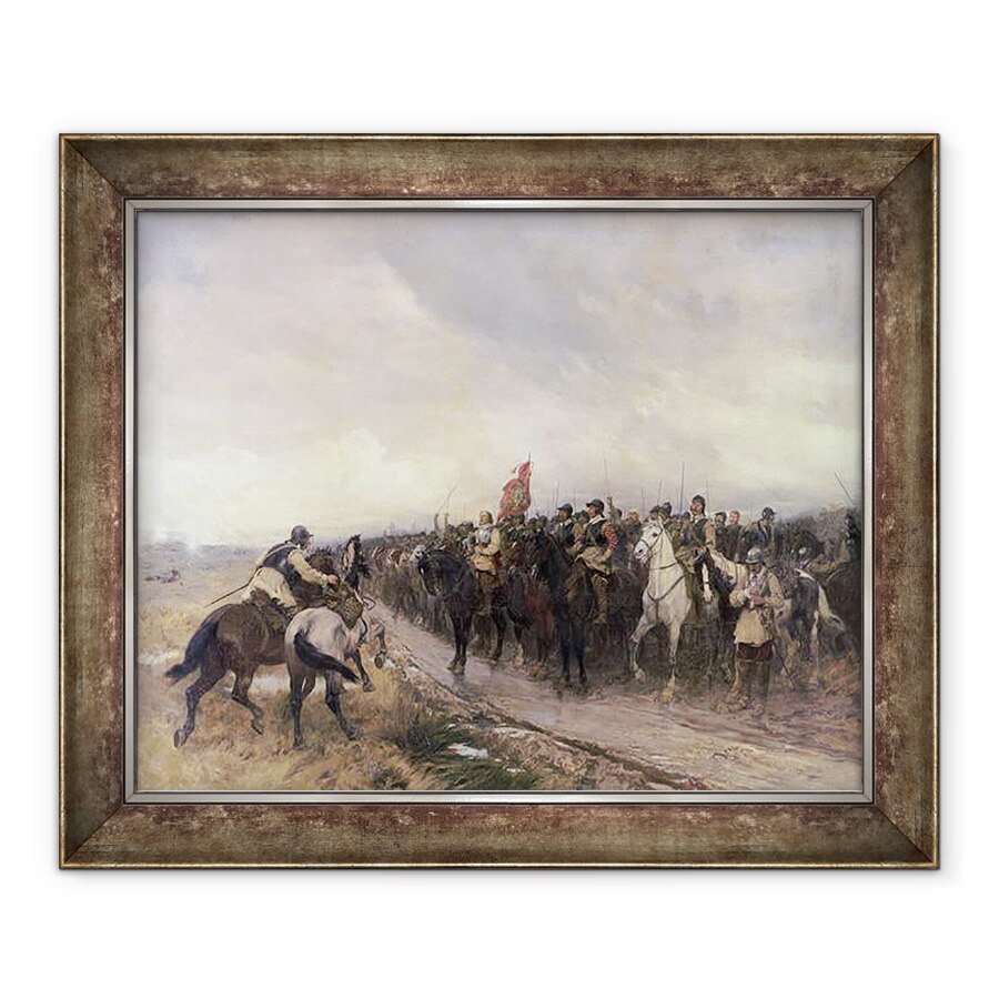 Tablou inramat - Andrew Carrick Gow - Cromwell la Dunbar, 90 x 110 cm