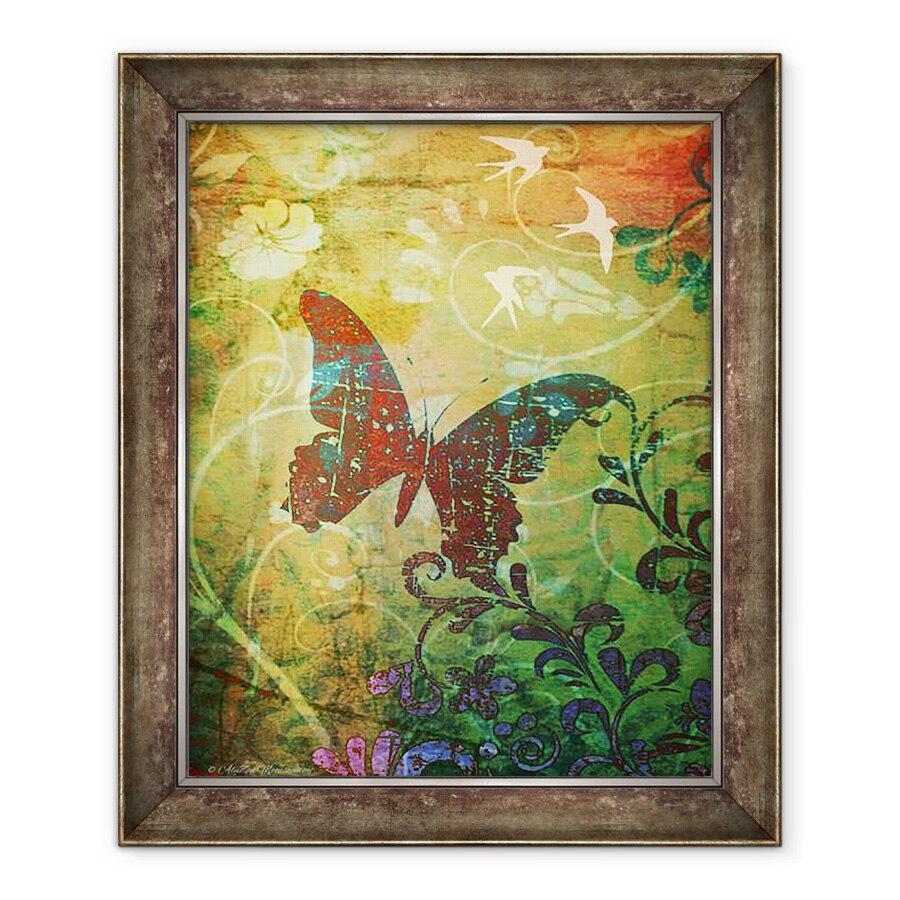 Tablou inramat - AlyZen Moonshadow - Fluture Haiku, 2014, 90 x 110 cm
