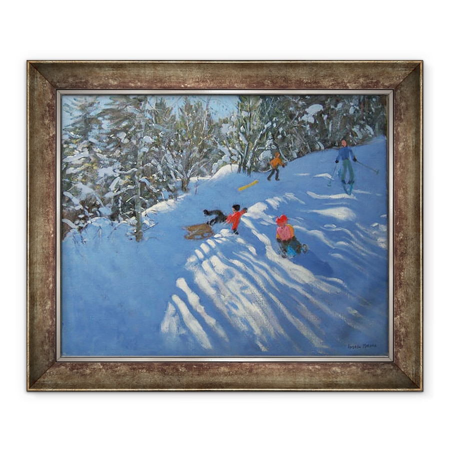 Tablou inramat - Andrew Macara - Caderea de pe sanie, 90 x 110 cm