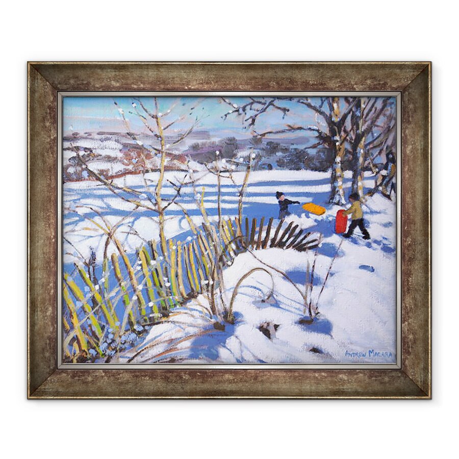 Tablou inramat - Andrew Macara - Sanie rosie si portocalie, Derbyshire, 2017, 90 x 110 cm