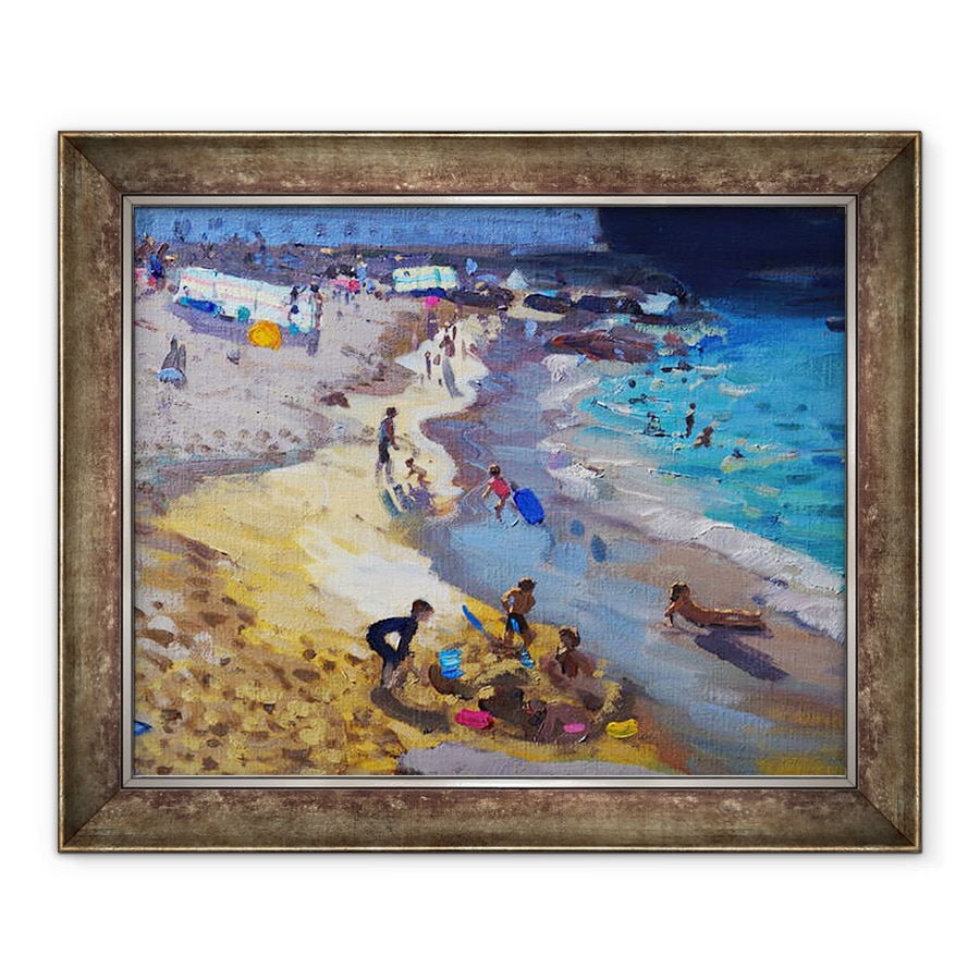 Tablou inramat - Andrew Macara - Detaliu cu vedere la plaja Porthmeor, St. Ives,2015, 50 x 60 cm