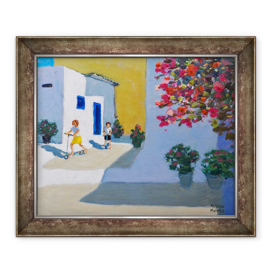 Tablou inramat - Andrew Macara - Scooter Kids, Symi, Insulele grecesti, 2018, 90 x 110 cm