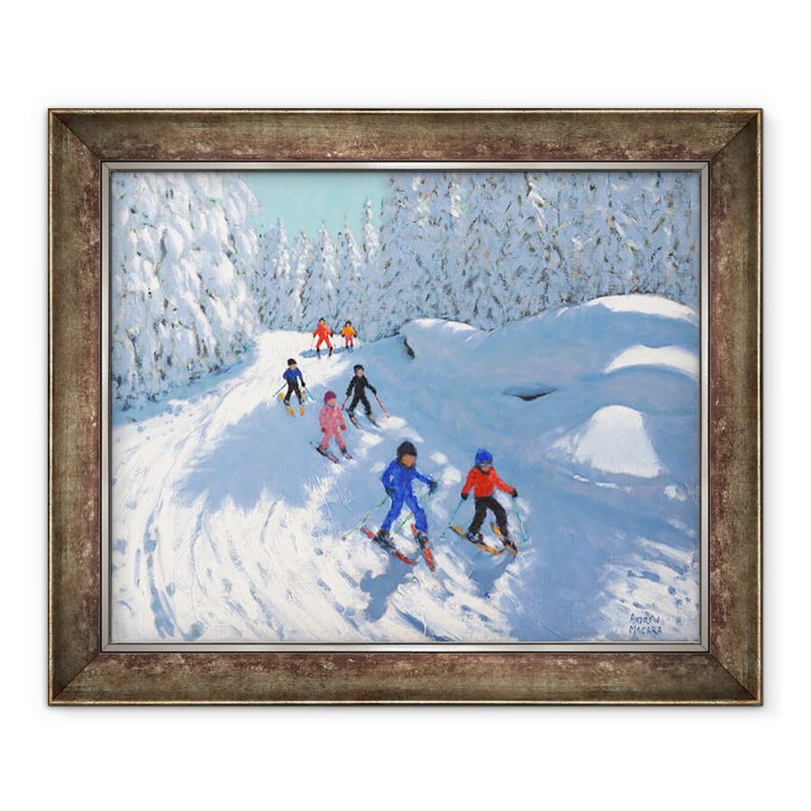 Tablou inramat - Andrew Macara - Ski pe poteca, Courchevel,2018, 50 x 60 cm