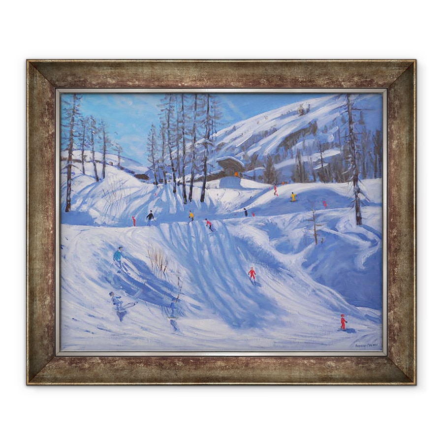 Tablou inramat - Andrew Macara - Statie de schi, Tignes, 90 x 110 cm