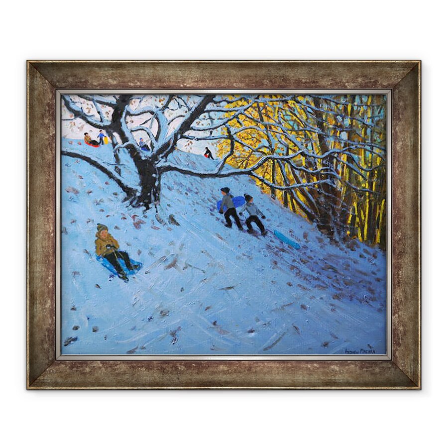 Tablou inramat - Andrew Macara - Sanie Allestree teren de golf a treia gaura 2014, 50 x 60 cm