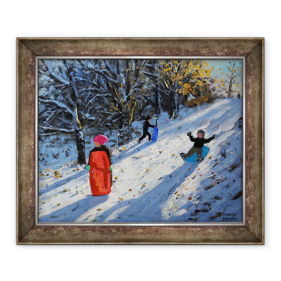 Tablou inramat - Andrew Macara - Sanie rosie, 50 x 60 cm