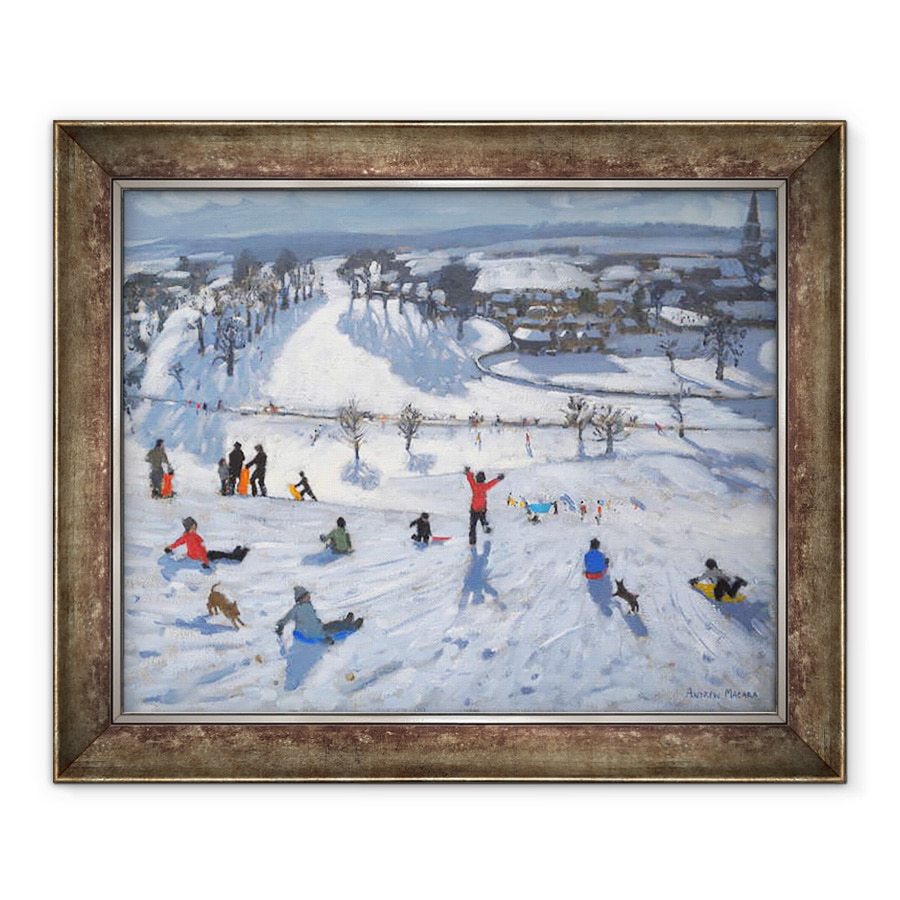 Tablou inramat - Andrew Macara - Winter Fun, Chatsworth, 90 x 110 cm