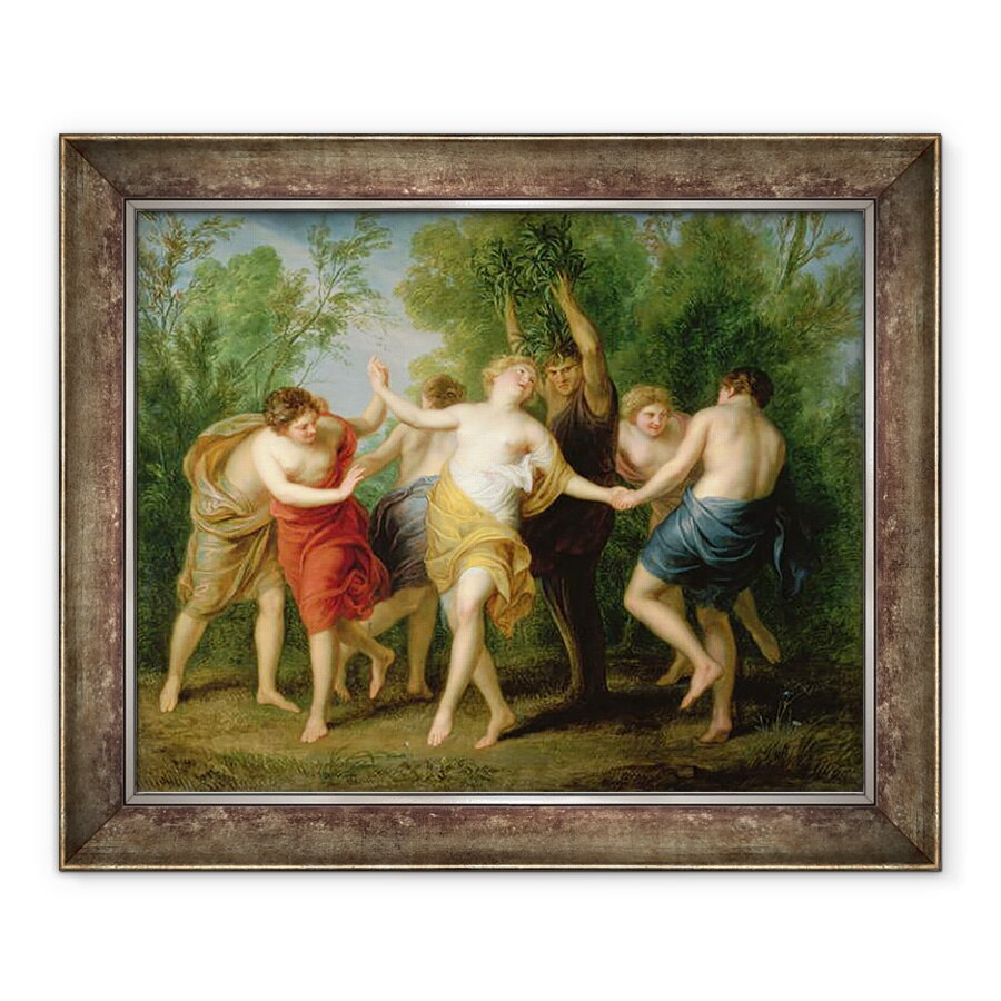 Tablou inramat - Andries Lens - Transformarea unui om apulian intr-un maslin, 90 x 110 cm