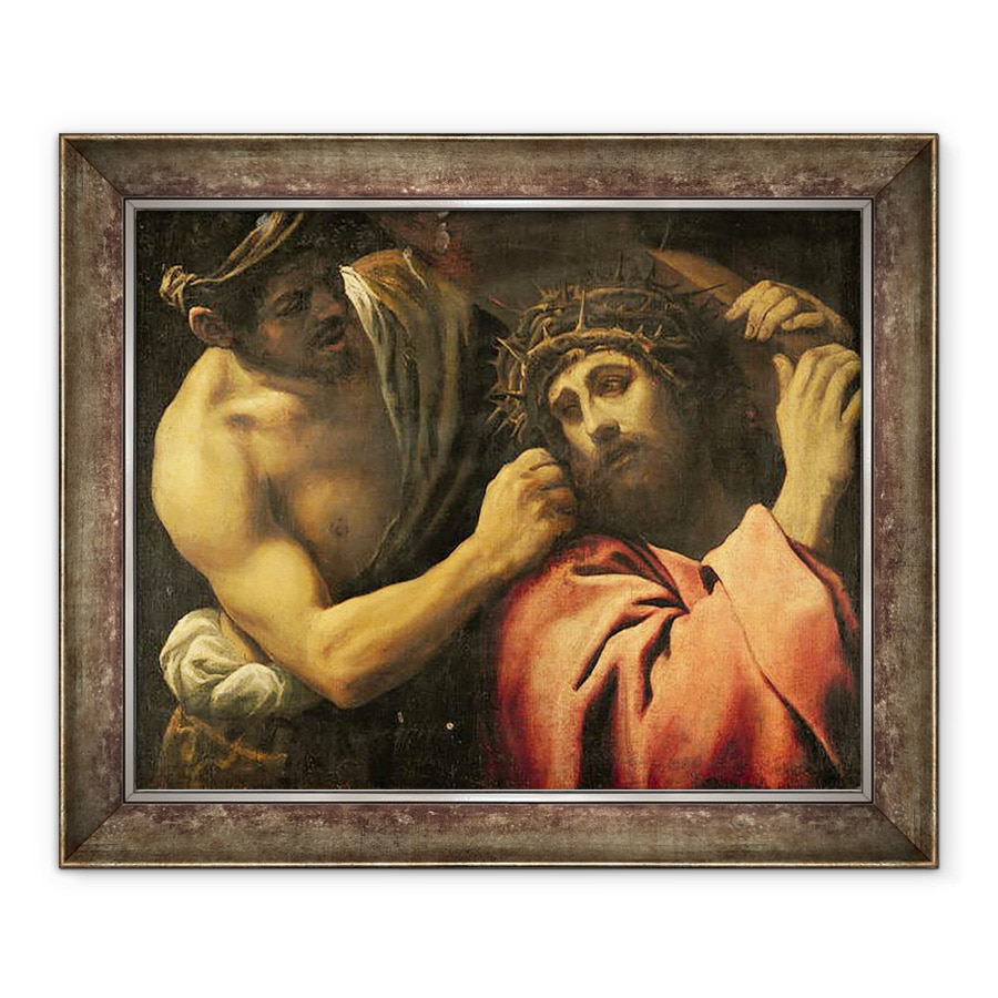 Tablou inramat - Annibale Carracci - Hristos Purtand Crucea, 90 x 110 cm