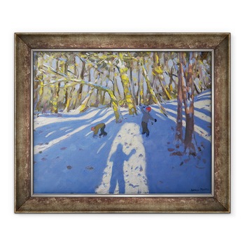 Tablou inramat - Andrew Macara - Winter Elvaston Castle, 50 x 60 cm Tablou inramat - Andrew Macara - Winter Elvaston Castle, 50 x 60 cm