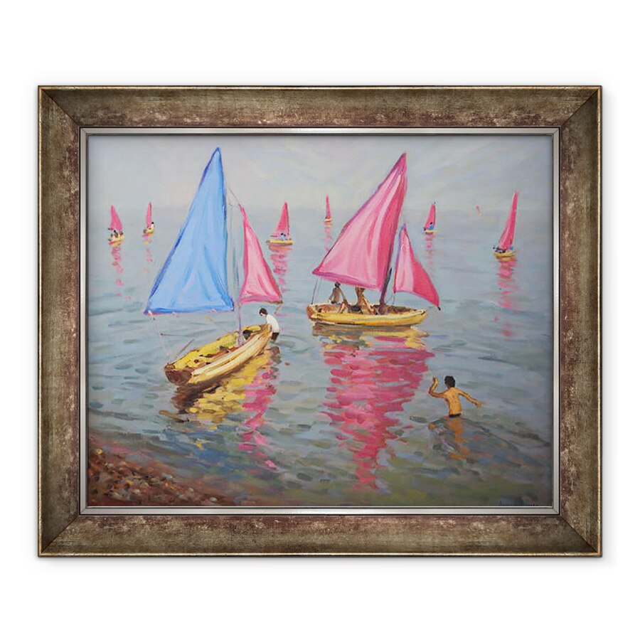 Tablou inramat - Andrew Macara - Scoala de navigatie, Bognor Regis,2012, 90 x 110 cm