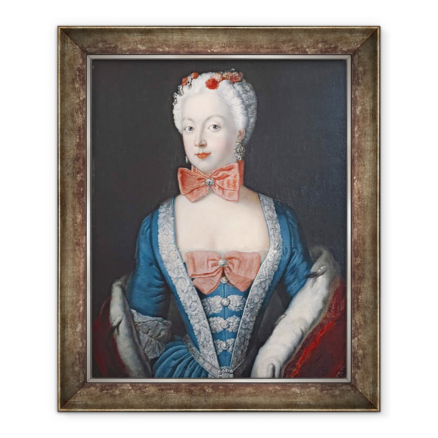 Tablou inramat - Antoine Pesne - Printesa Mostenitoare Elisabeth Christine von Preussen I, 90 x 110 cm