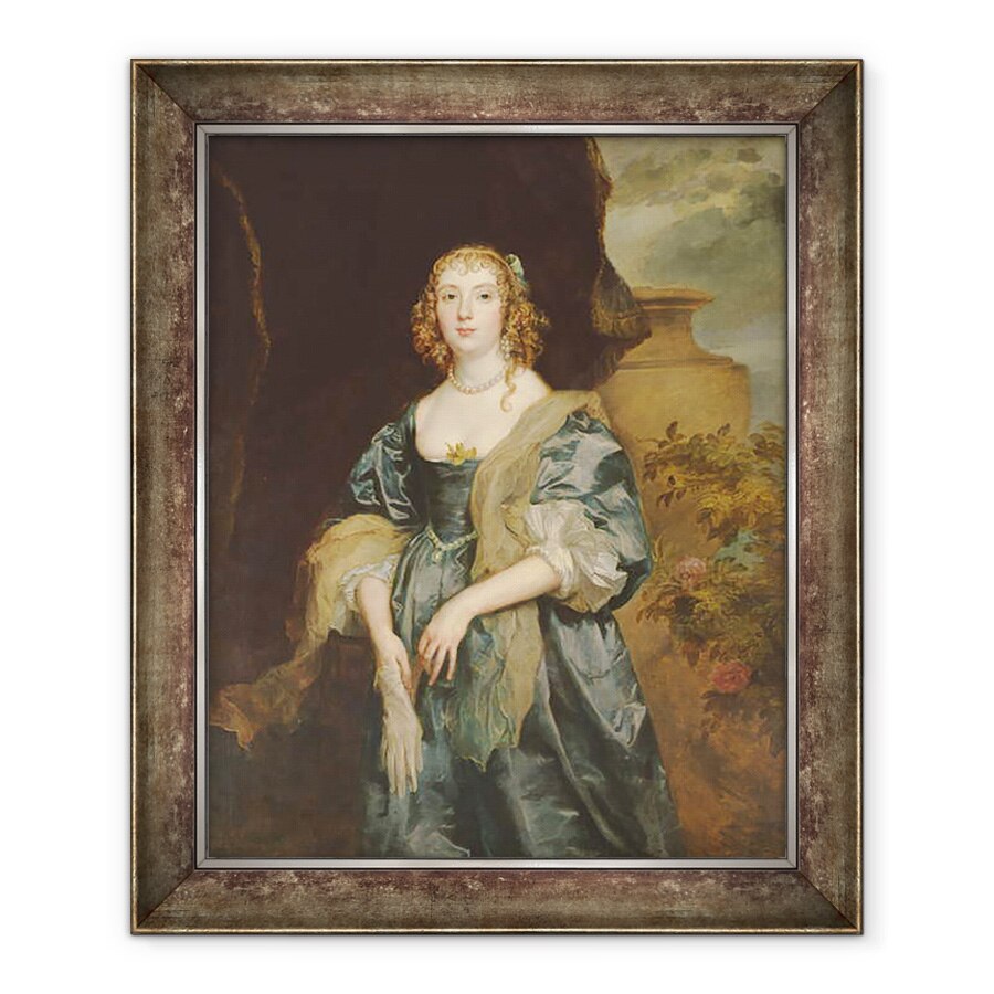 Tablou inramat - Anthony van Dyck - Anne Carr, contesa de Bedford, 90 x 110 cm