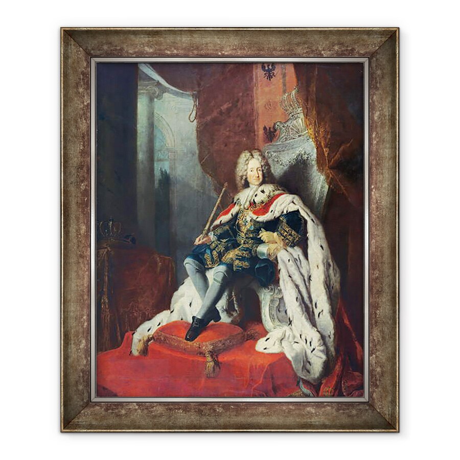 Tablou inramat - Antoine Pesne - Regele Frederic I al Prusiei, 90 x 110 cm