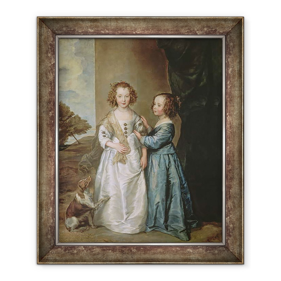 Tablou inramat - Anthony van Dyck - Philadelphia si Elisabeth Wharton, 90 x 110 cm