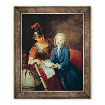 Tablou inramat - Antoine Pesne - Jean-Philippe Baratier 1721-40 Prezentat Minervei, 90 x 110 cm Tablou inramat - Antoine Pesne - Jean-Philippe Baratier 1721-40 Prezentat Minervei, 90 x 110 cm