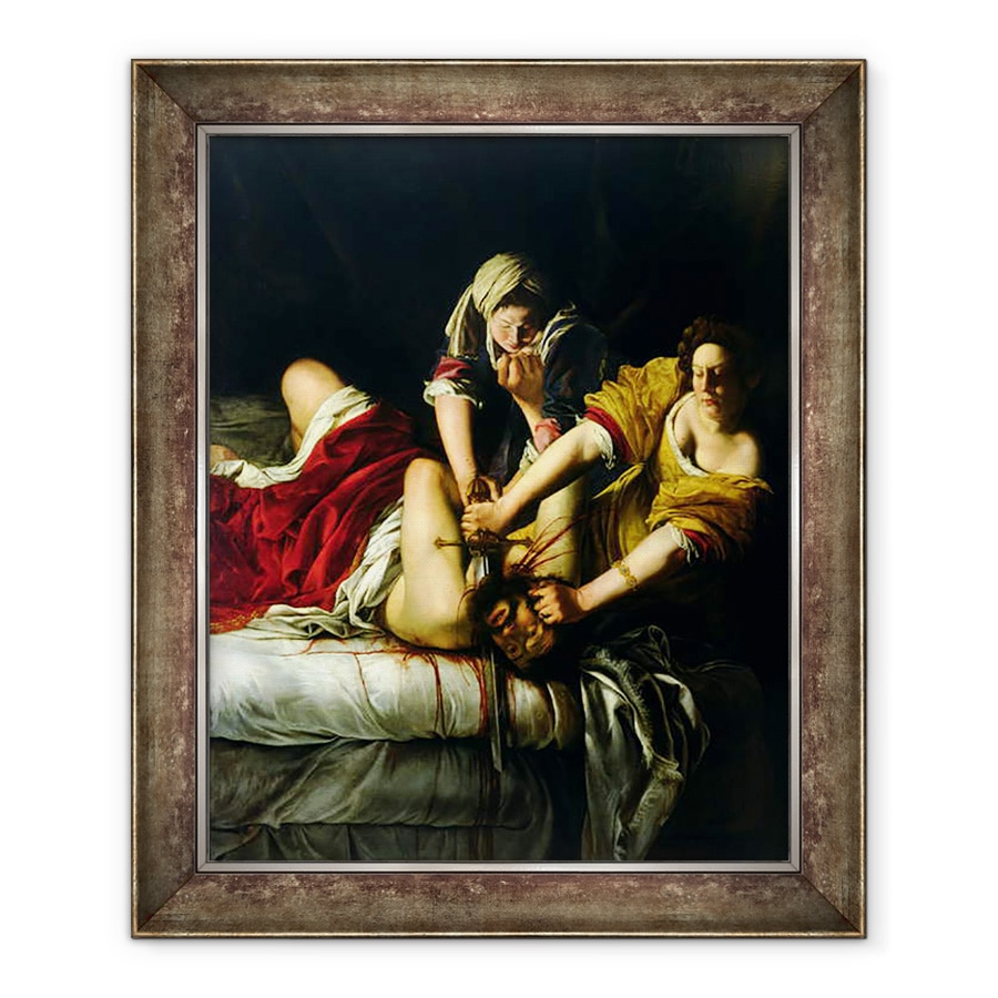 Tablou inramat - Artemisia Gentileschi - Judith si Holofernes, 90 x 110 cm