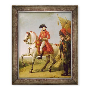 Tablou inramat - Baron Antoine Jean Gros - Napoleon Bonaparte 1769-1821 Primul consul, revizuirea trupelor sale dupa batalia de la Marengo, 70 x 85 cm Tablou inramat - Baron Antoine Jean Gros - Napoleon Bonaparte 1769-1821 Primul consul, revizuirea trupelor sale dupa batalia de la Marengo, 70 x 85 cm