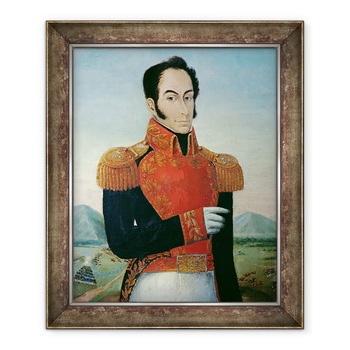 Tablou inramat - Arturo Michelena - Simon Bolivar 1783-1830, 50 x 60 cm Tablou inramat - Arturo Michelena - Simon Bolivar 1783-1830, 50 x 60 cm