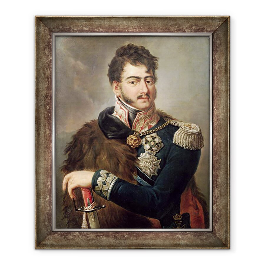 Tablou inramat - Antoni Brodowski - Printul Josef Poniatowski 1763-1813 c.1810, 50 x 60 cm